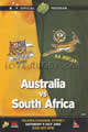 Australia v South Africa 2005 rugby  Programme